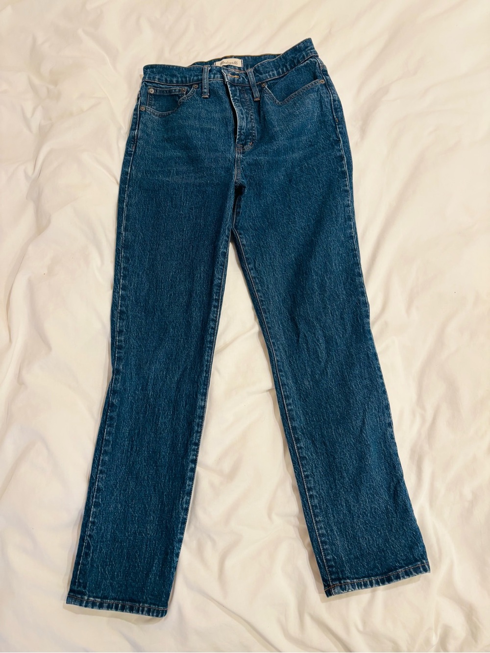Madewell the perfect vintage jeans: High-Rise Straight Leg Jeans - 29